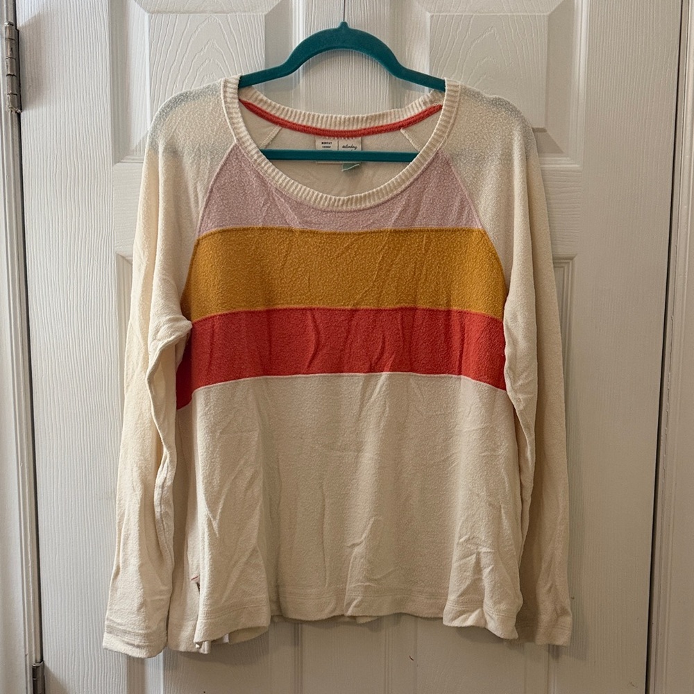 Anthropologie Saturday Sunday Striped Women's Top sz L